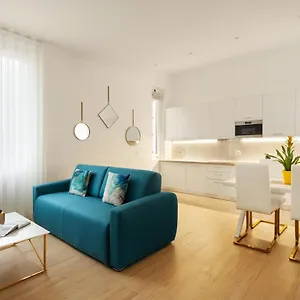 Golden Teal & Silver Birch Apartament